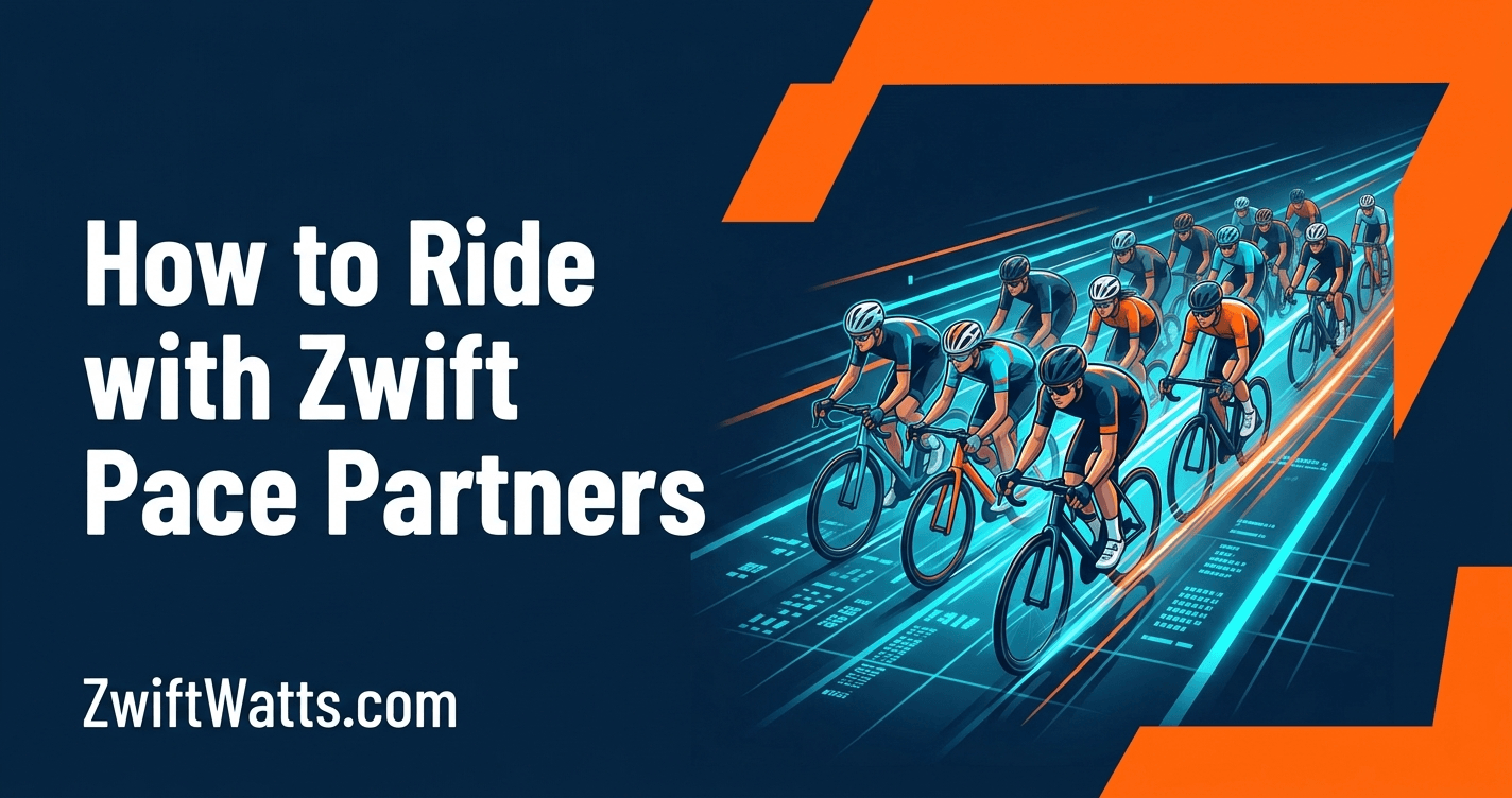 How to Ride with Zwift Pace Partners